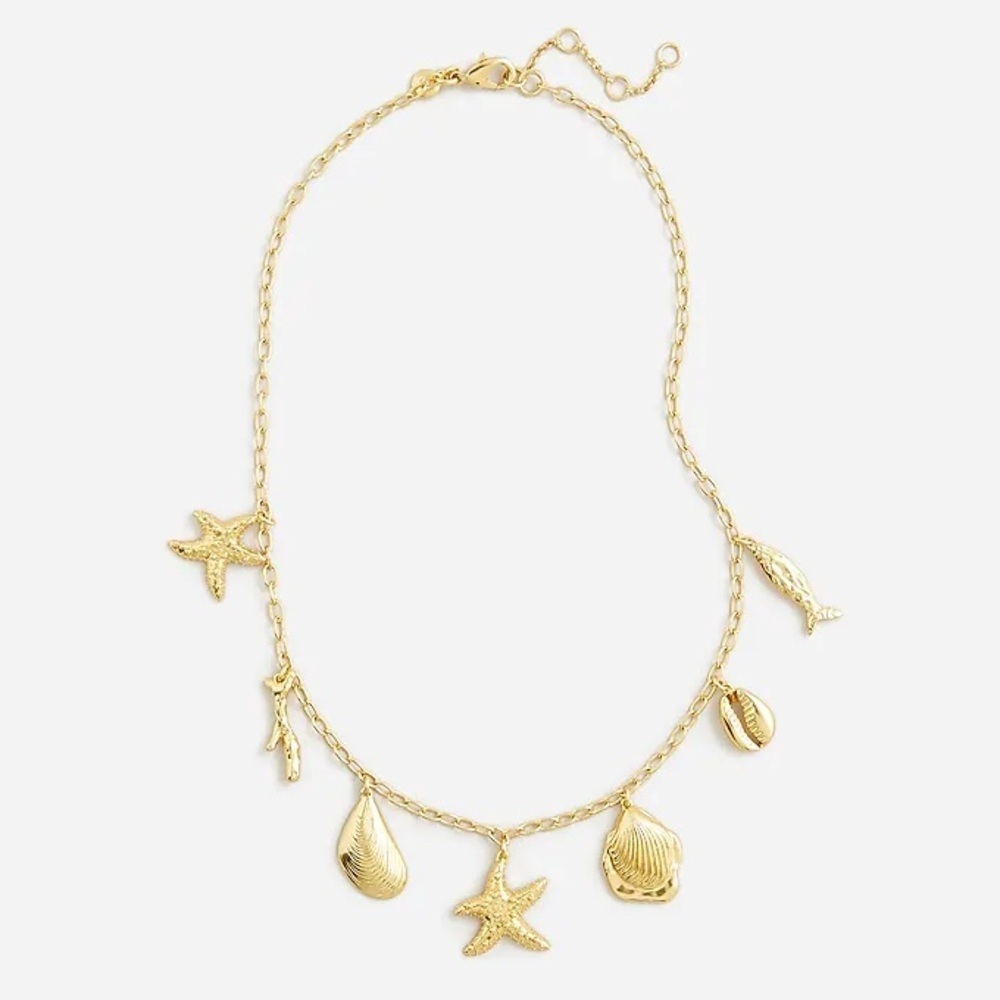 J. Crew Underwater Charm Necklace
